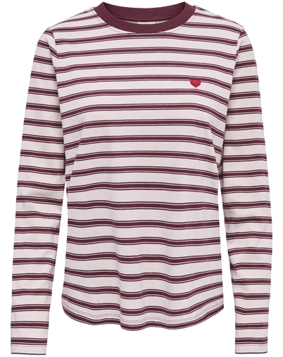 JDY - JDYPisa Print Langärmelige Top - Chalk Pink